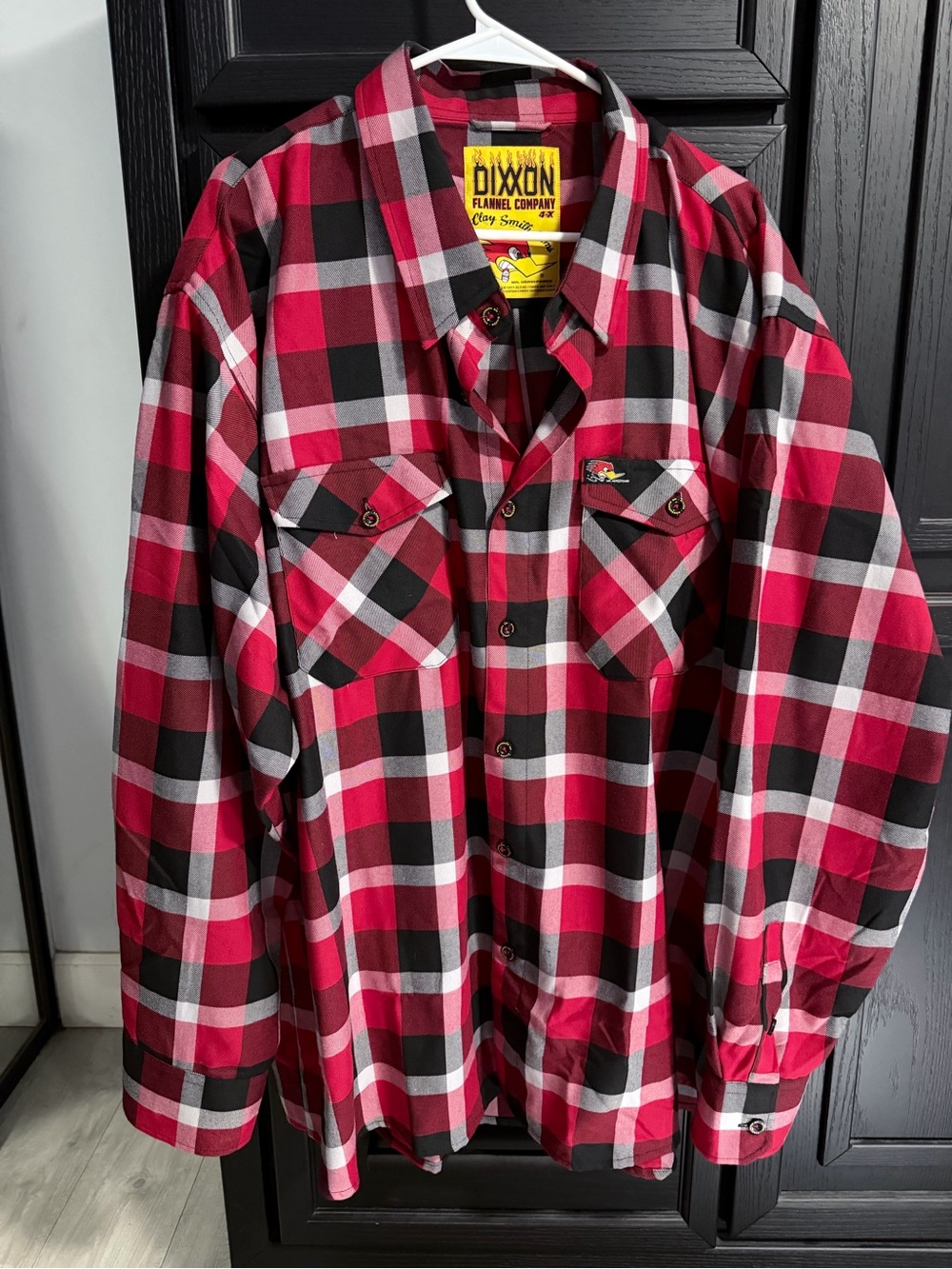DIXXON x Clay Smith Red and Black Plaid